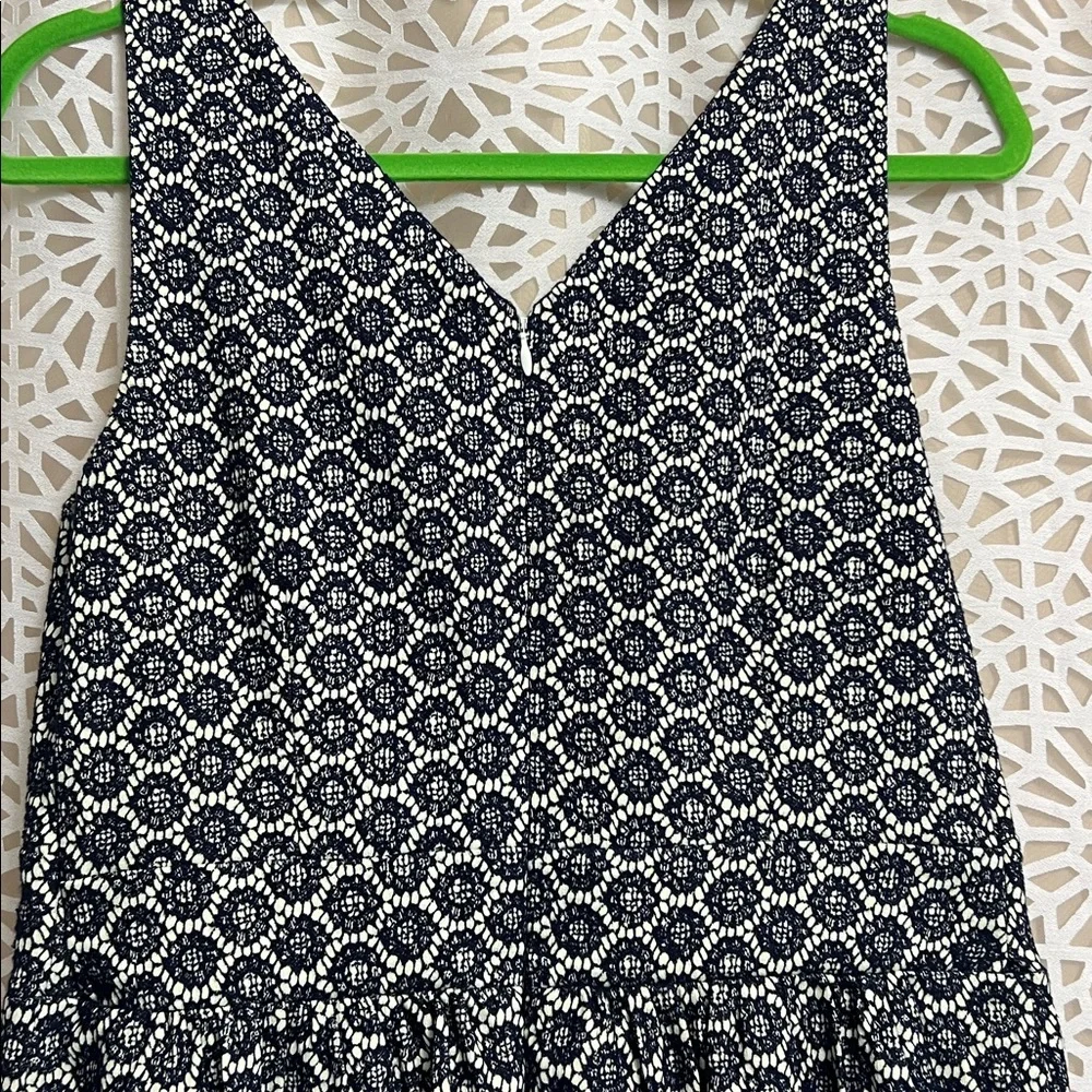 The Limited Navy and Cream Lace Dress
